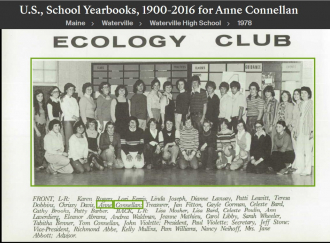 Annie T. (Connellan)Edwards--U.S., School Yearbooks, 1900-1999(1978)Ecology Club