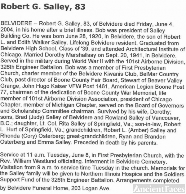 Robert Salley Obituary
