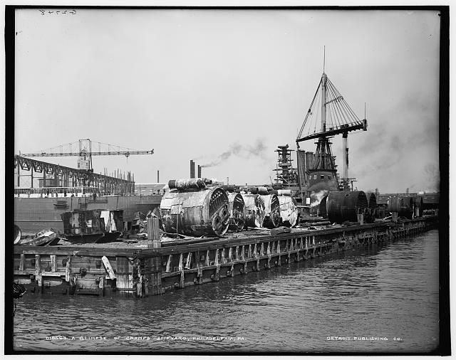 A Glimpse of Cramp's [i.e. William Cramp & Sons Ship and...