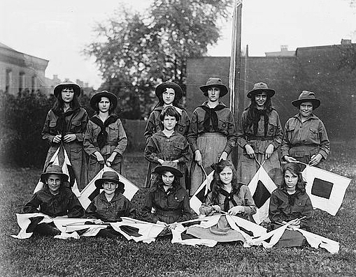 Girl Scout Troop, 1920