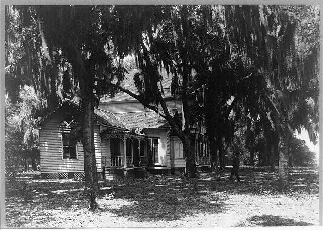 View of Comte De Tallyrand Villa from St. Johns River,...