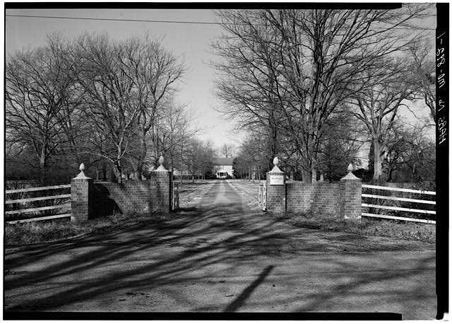 1. EAST ENTRANCE, DISTANT VIEW OF EAST ELEVATION -...