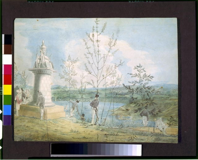 [Cadets' monument at West Point]