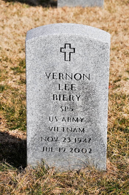 Vernon Lee Biery gravesite