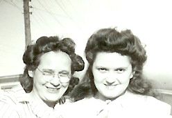 Wilma {Sullivan} Dyer and Lucille {Dyer} Wright
