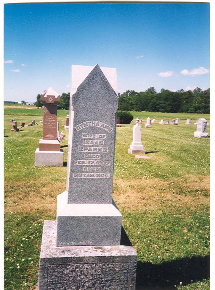 Cyntha Ann Roberts gravestone