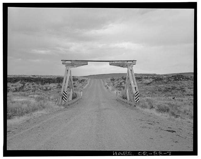 7. APPROACH VIEW FROM WEST - South Fork Malheur River...