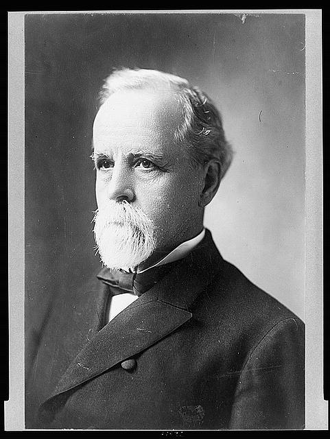 [John F. Lacey, head-and-shoulders portrait, facing left]