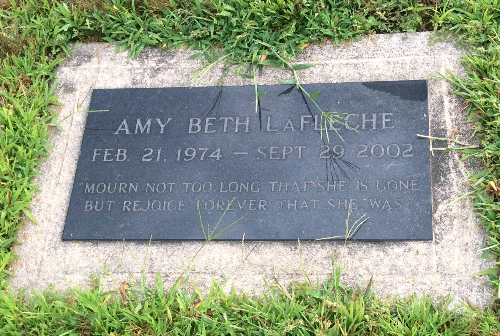 Amy Beth LaFleche Gravesite