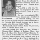 Helen Frances (Honan) Gorham --obituary