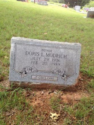 Doris (Odaniel) Modrich Gravesite