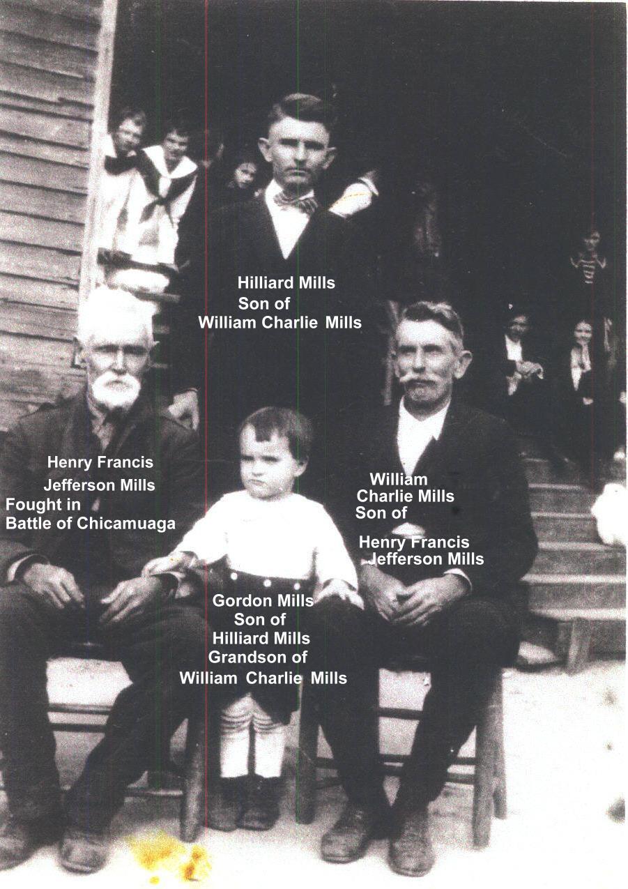 4 generations of Mills