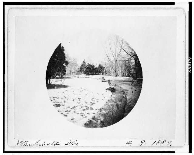 [Franklin Square, Washington, D.C., snow view]