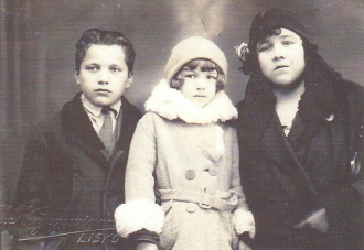 Katrina (Catherine) Kotyk Votruba with children Julian and Maria