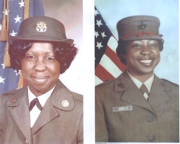 Doris in Army and USMC