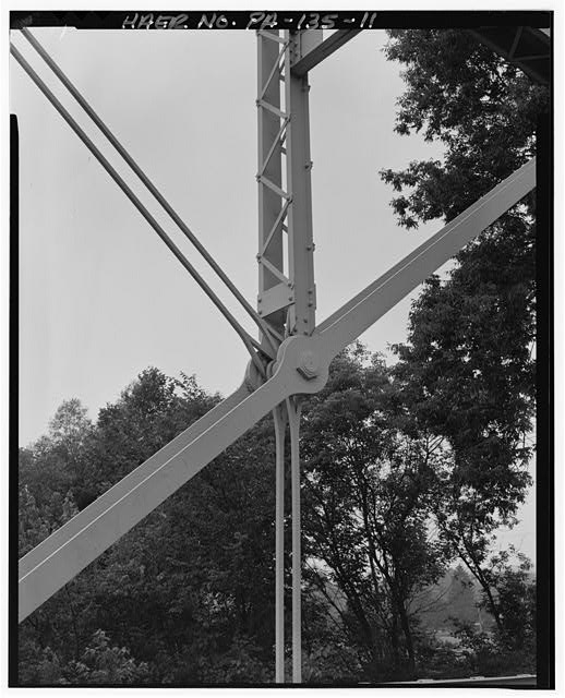 11. DETAIL OF MID PANEL PIN CONNECTION, FACING SOUTH. -...