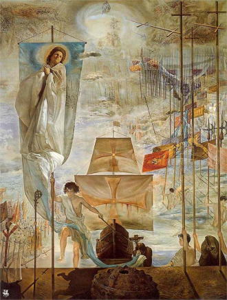Discovery of America by Dali.