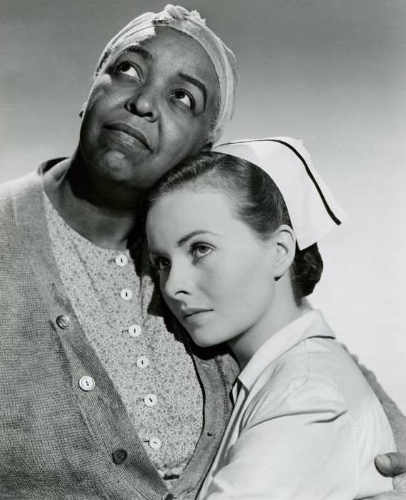 Ethel Waters and Jeanne Crain in "Pinky."