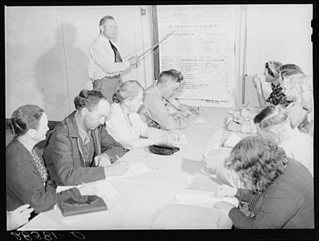 Group farm plan writing meeting. Weld County, Colorado