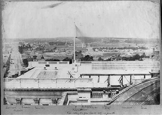View, looking N. from Capitol roof