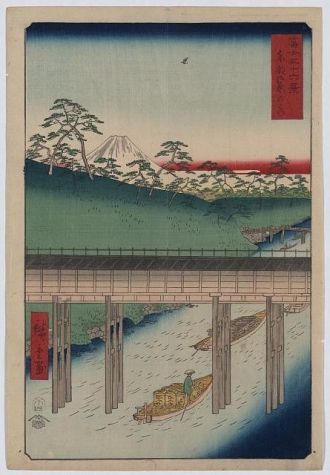 Tōto ochanomizu,  Hiroshige Ando  print
