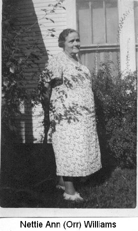Grandmother Nettie Orr Williams