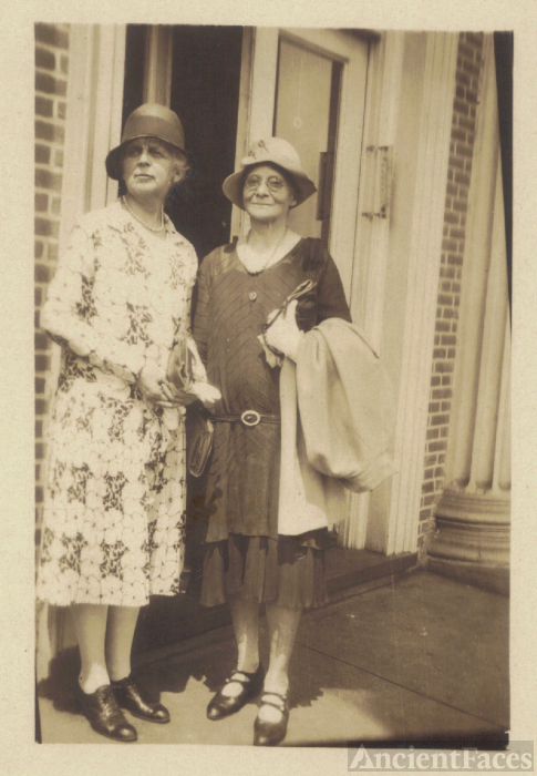 Jessie Choate & Miss Galbraith, 1927
