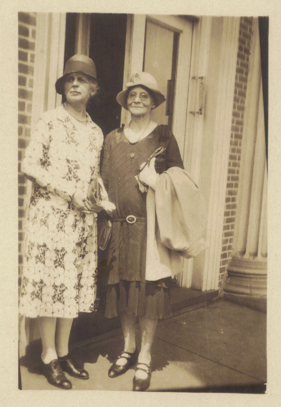Jessie Choate & Miss Galbraith, 1927