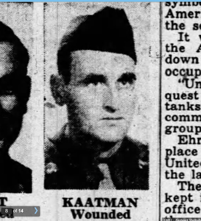 April 1945 photograph that appeared in the Globe-Democrat