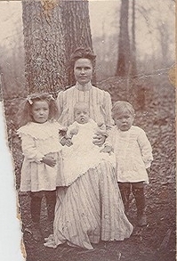 Laura "Blair" Yarbrough and children