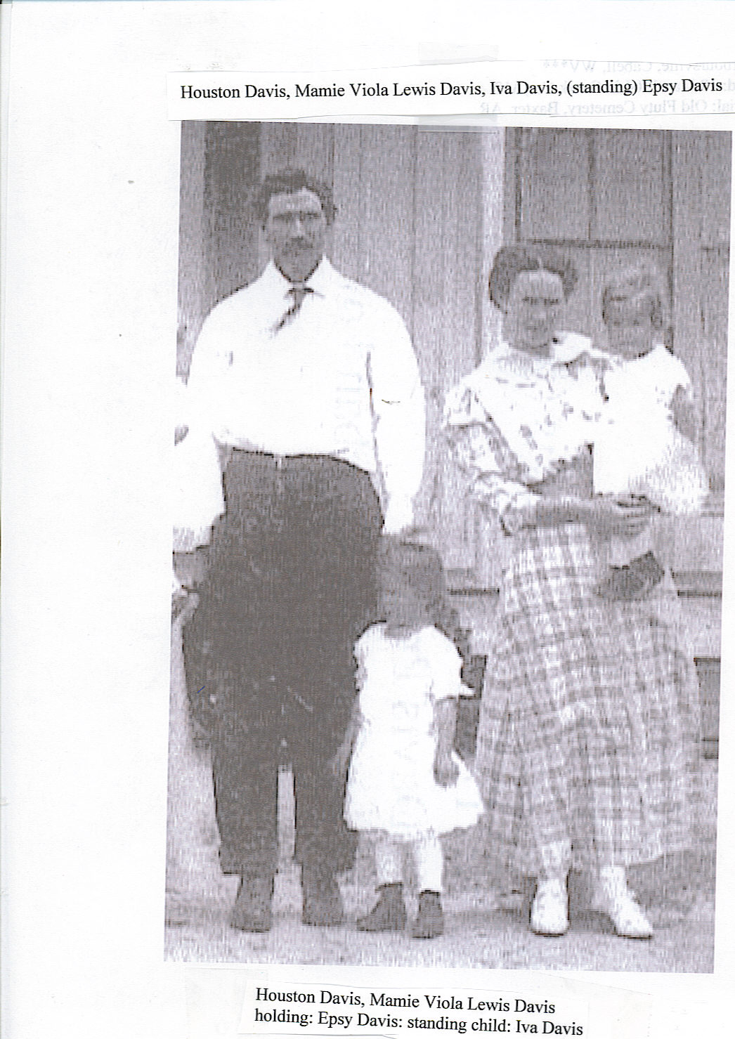Grandfather and grandmother Davis