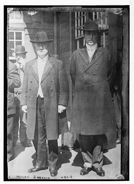 Hisgen and Hearst, standing together, New York
