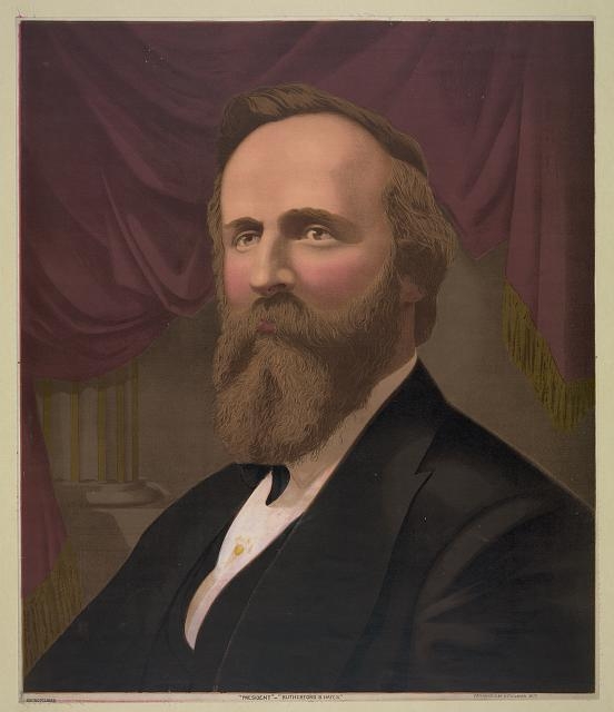 President Rutherford B. Hayes circa 1877