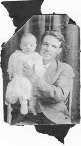 Unknown father & child, Exeter Album #1 