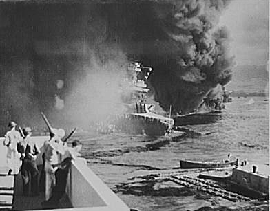 Pearl Harbor bombing, USS California hit