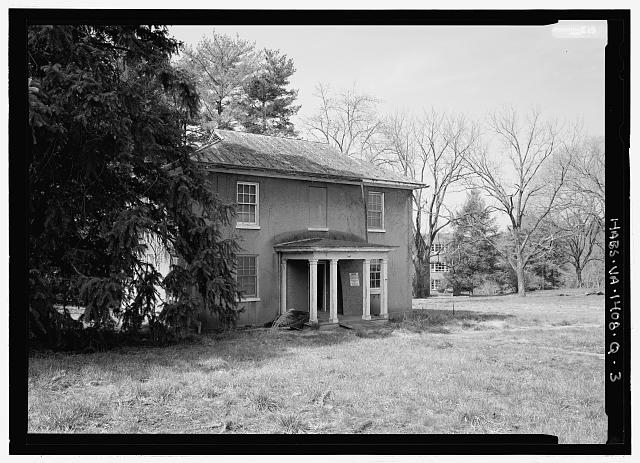 Perspective view from southeast - Blue Ridge Sanatorium,...