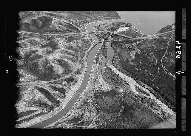 Air views of Palestine. Palestine Electric Corporation...