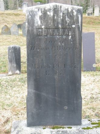 Rowana Combs gravestone