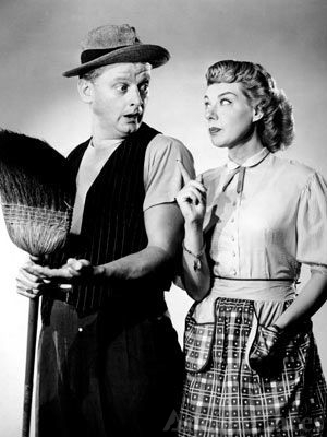 Art Carney and Joyce Randolph