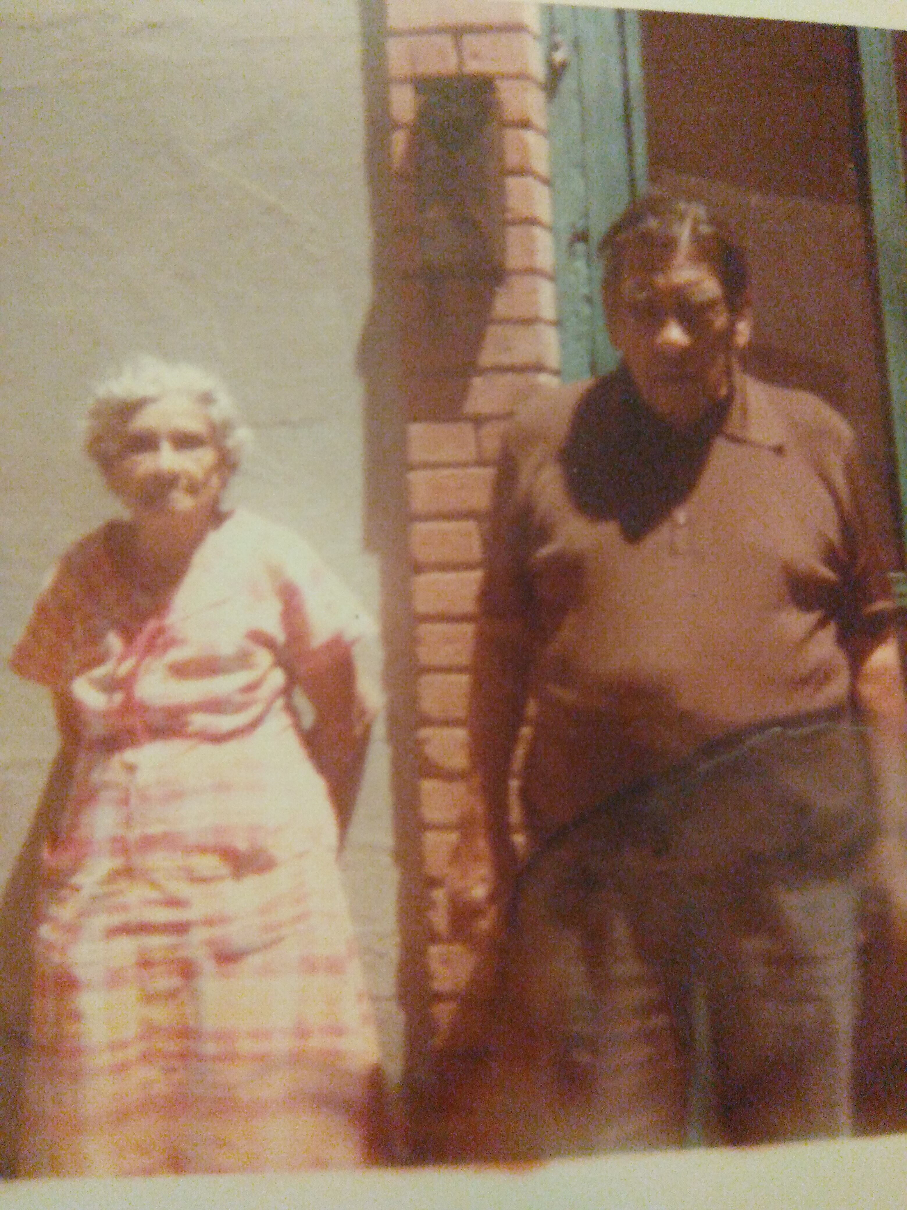 My grandma Chole and my grandpa Rafael 