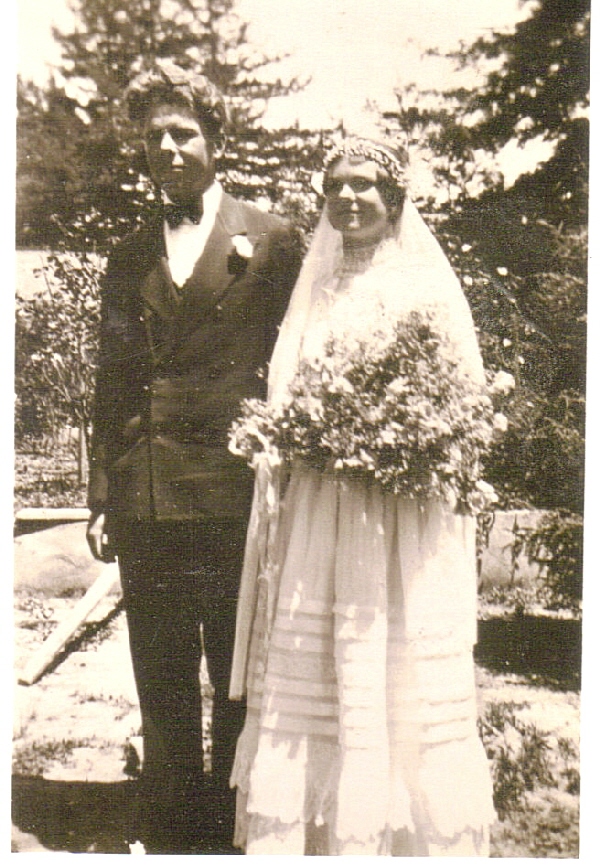 Paul and Alice Travis' wedding