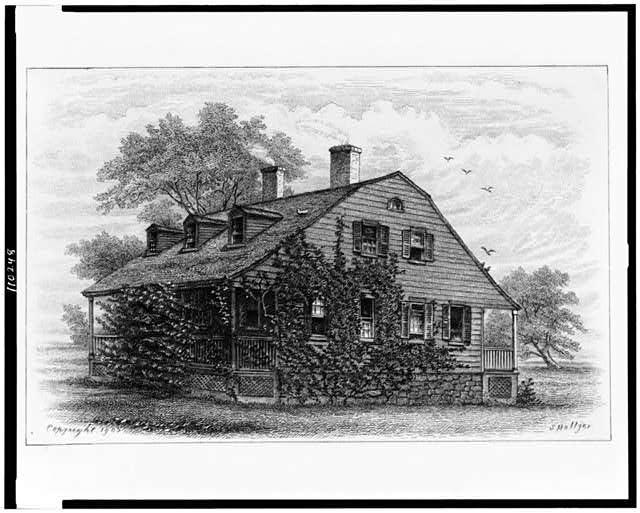 [Van de Voor(?) farm house, 1698, New York] / S. Hollyer.