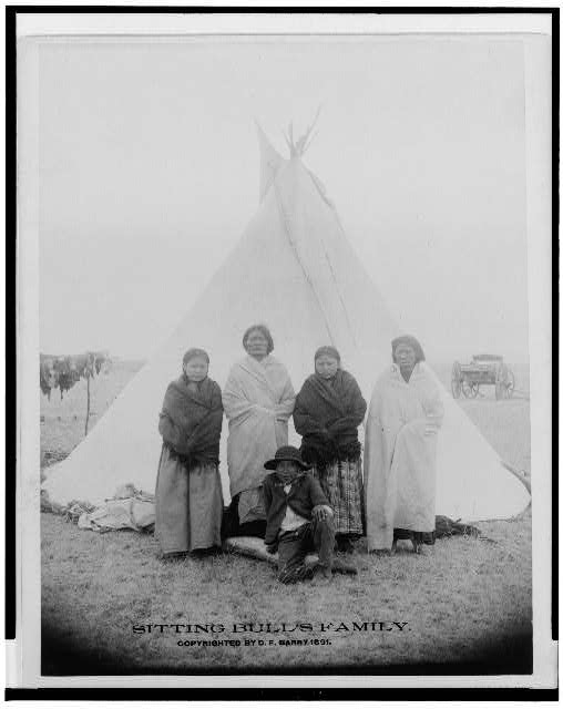 Sitting Bull's family / D.F. Barry.