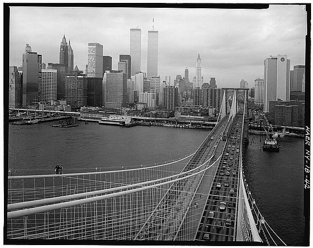42. View from top of Brooklyn Tower looking NW showing...