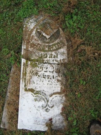 John Casad's grave