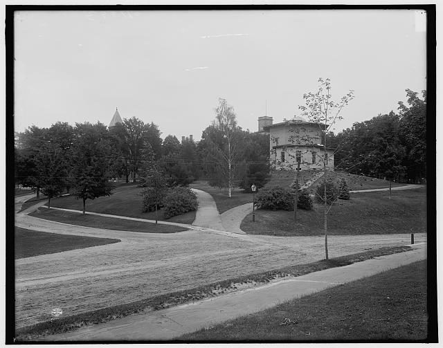 [View from library, Amherst College, Amherst, Mass.]