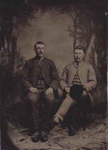 Tintype, Two Sitting Men