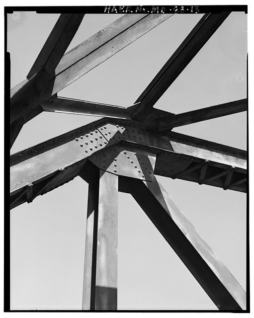 13. DETAIL, U1 JOINT, FROM BELOW AND SOUTH, SHOWING...
