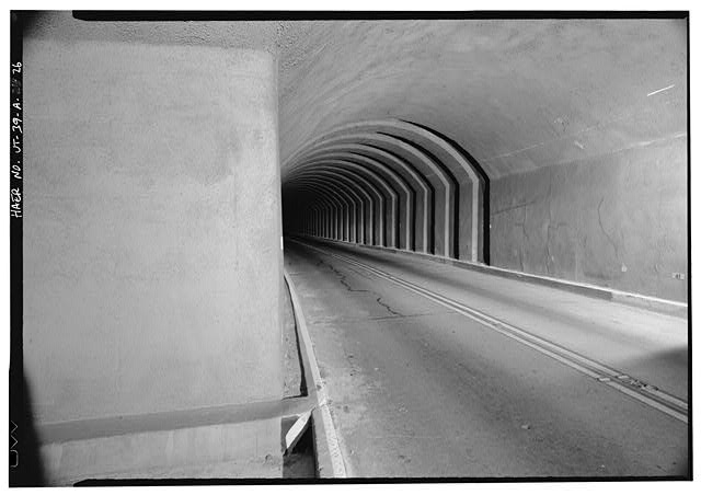 26. TUNNEL INTERIOR - Zion-Mount Carmel Highway, Tunnel,...