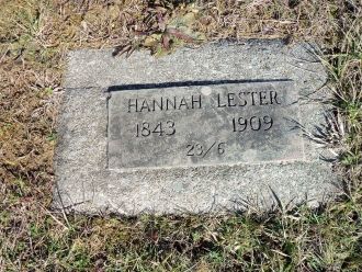 Hannah Williams Lester, WV